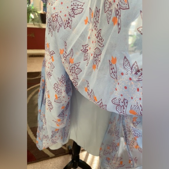 Chloe Downy Blue Mini Dress - Picture 4 of 9